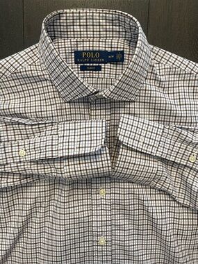 Polo Ralph Lauren - all cotton checkered pattern shirt Size Medium